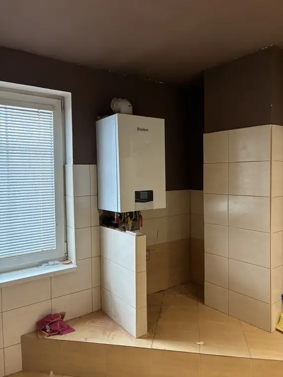 Plynový kondenzační kotel Vaillant po výměně